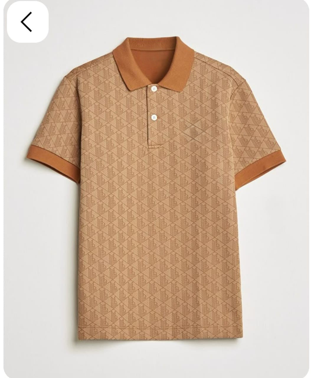 Cris - croos design Brown T - Shirt